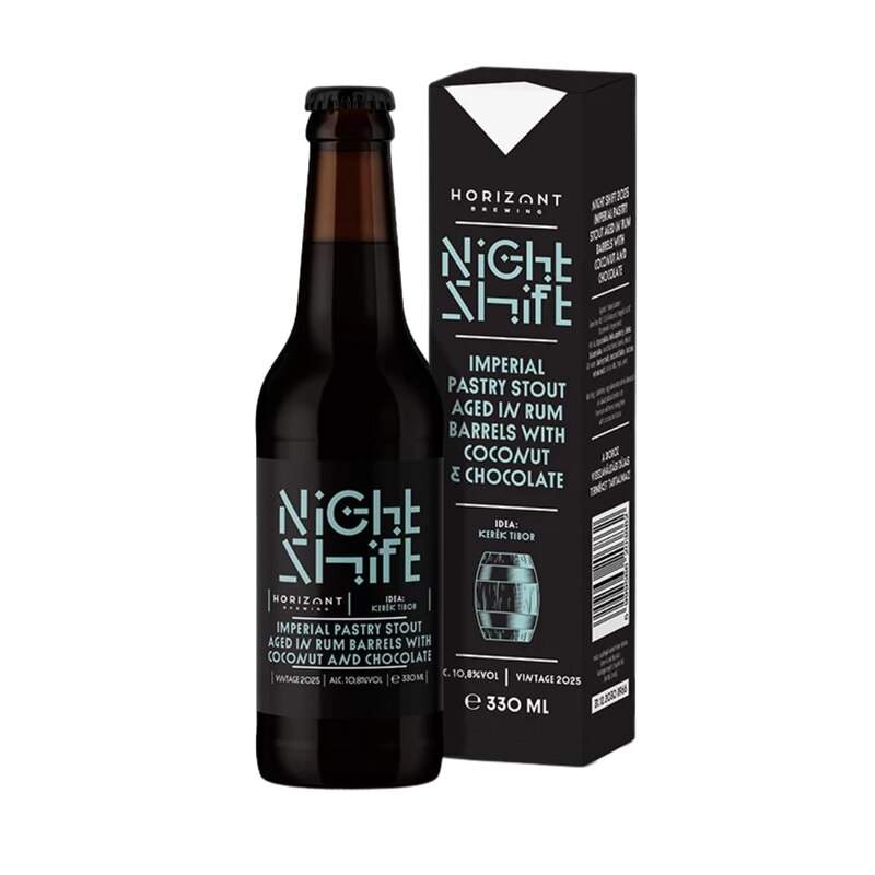 NS2025 Imperial Pastry Stout Rum with Coconut & Chocolate - HORIZONT Brewing Stout - Pastry 330ml - 1