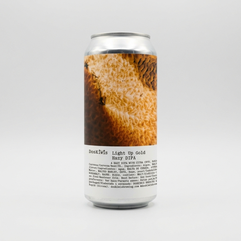 Light Up Gold - DOSKIWIS BREWING IPA - Imperial / Double New England / Hazy 440ml - 1
