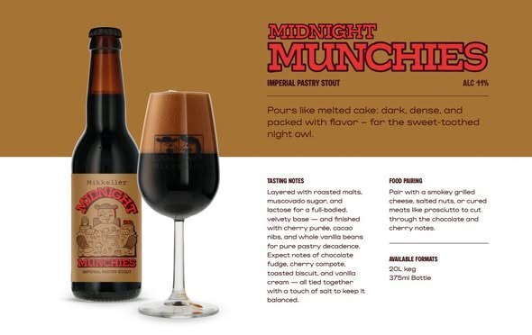 Midnight Munchies - Mikkeller Stout - Imperial / Double Pastry 375ml - 1