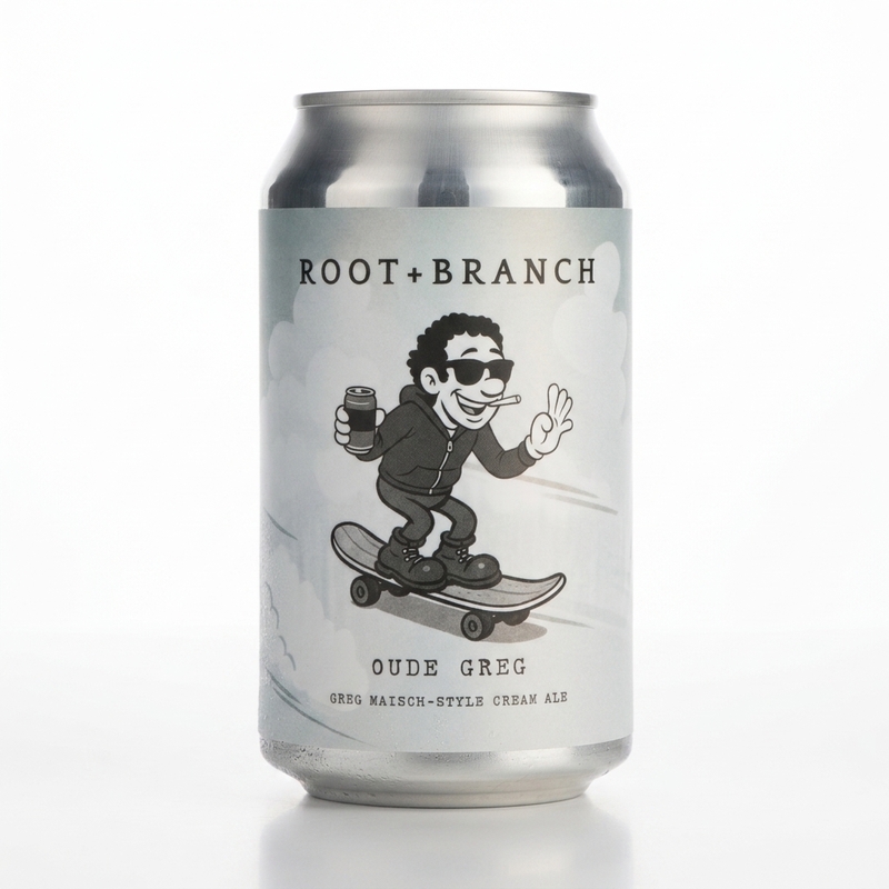 Oude Greg - Root + Branch Brewing Cream Ale 355ml - 2