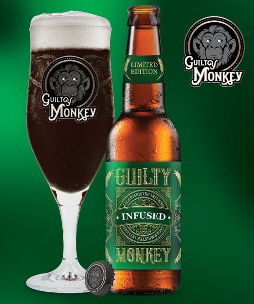 Jägermeister Infused - Guilty Monkey Brewery Belgian Quadrupel 330ml - 1