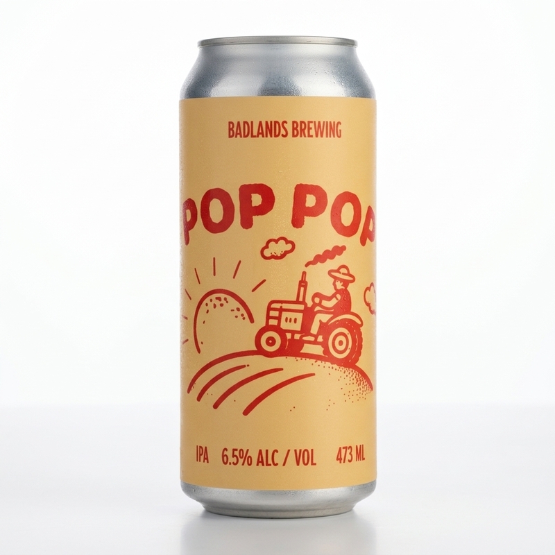 Pop Pop - Badlands IPA - American 473ml - 2
