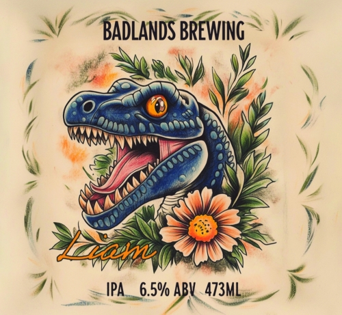 Liam (2025) - Badlands IPA - New England / Hazy 473ml - 1