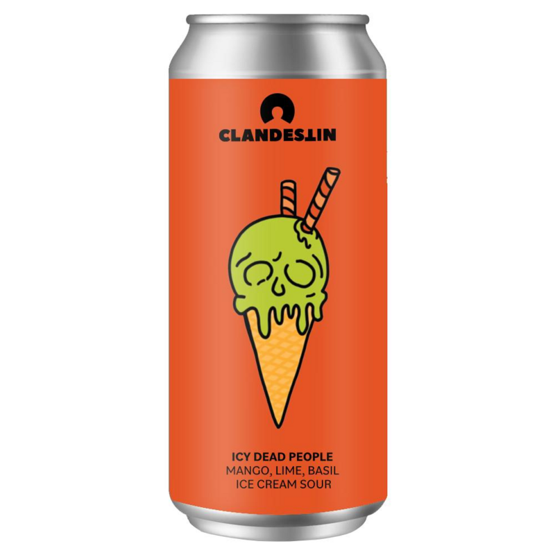 ICY DEAD PEOPLE - Clandestin Beer Sour - Smoothie / Pastry 500ml - 1