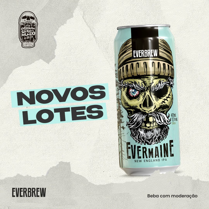 Evermaine - Cervejaria EverBrew IPA - New England / Hazy 473ml - 1