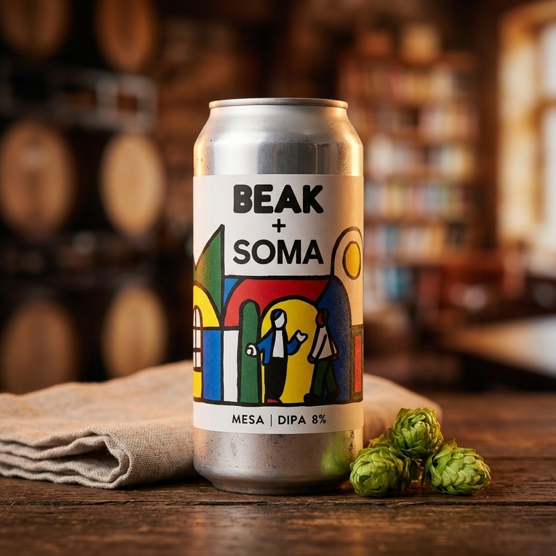 Mesa (SOMA Beer collab) - Beak IPA - Imperial / Double New England / Hazy 440ml - 1