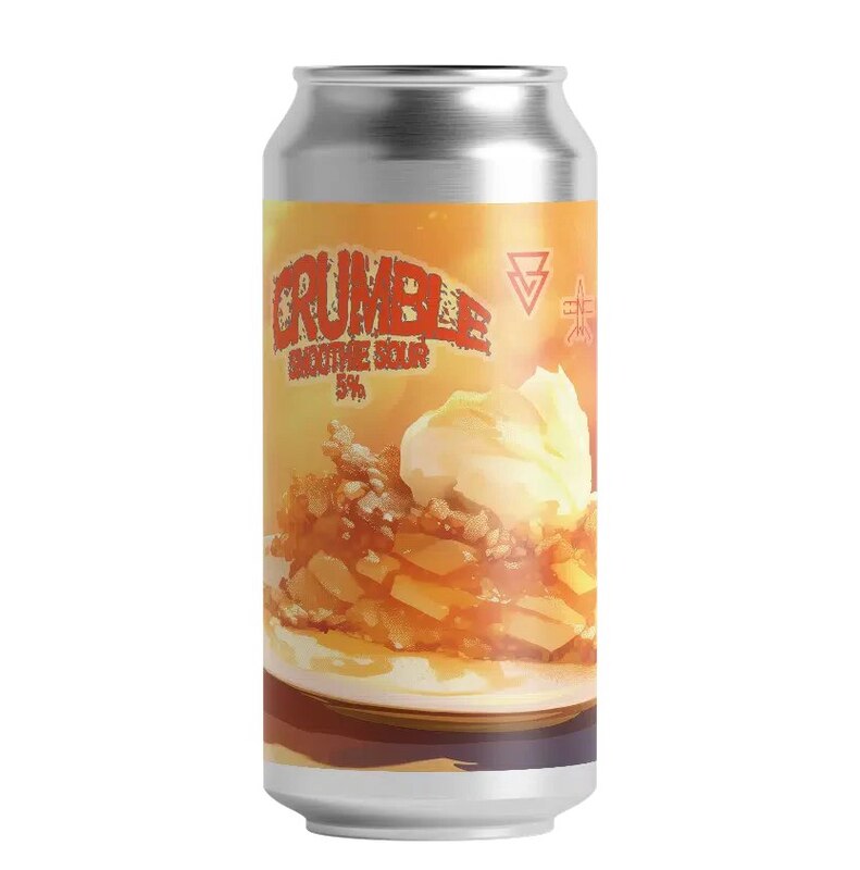 Crumble - Cinnamon Dusted Apple Crumble And Vanilla Ice Cream - Azvex Brewing Company Sour - Smoothie / Pastry 440ml - 1