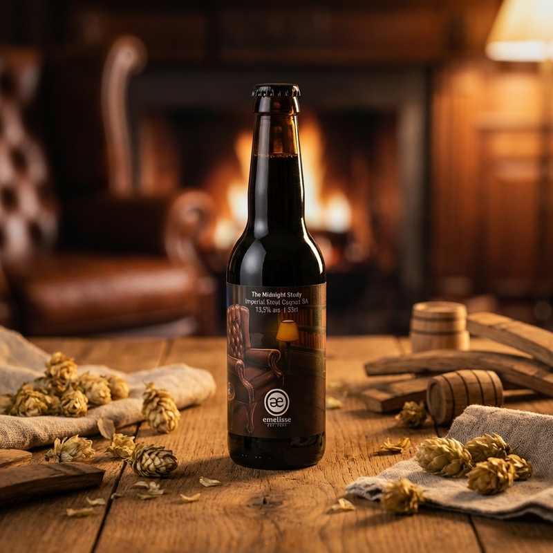 The Midnight Study - Brouwerij Emelisse Stout - Imperial / Double 330ml - 1