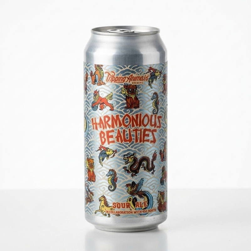 Harmonious Beauties (450 North Brewing Collab) - Tripping Animals Brewing Co. Sour - Fruited 473ml - 1