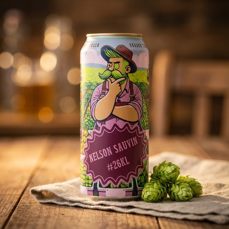 LOTS OF NELSON #26KL - BreWskey IPA - New England / Hazy 473ml - 1