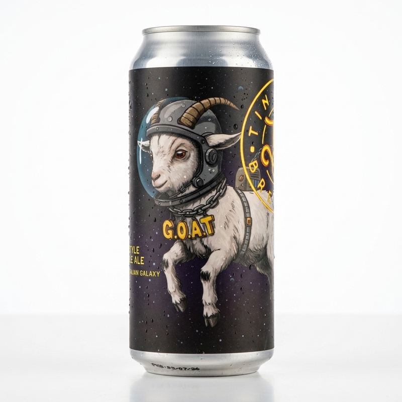Galactic G.O.A.T. - Tin Barn Brewing IPA - New England / Hazy 473ml - 2