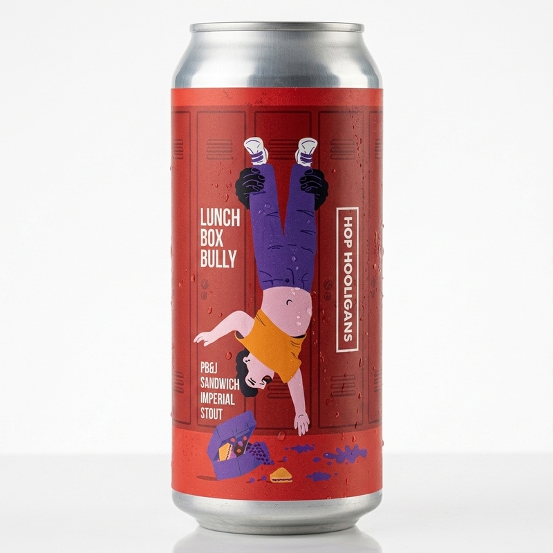 Lunch Box Bully - Hop Hooligans Stout - Imperial / Double 500ml - 2