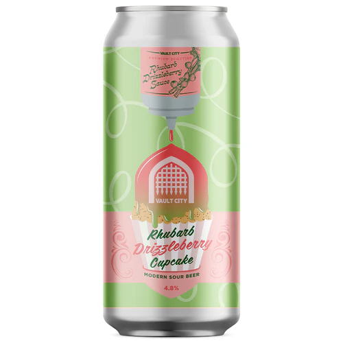 Rhubarb Drizzlebery Cupcake - Sureshot Brewing Sour - Fruited 440ml - 1