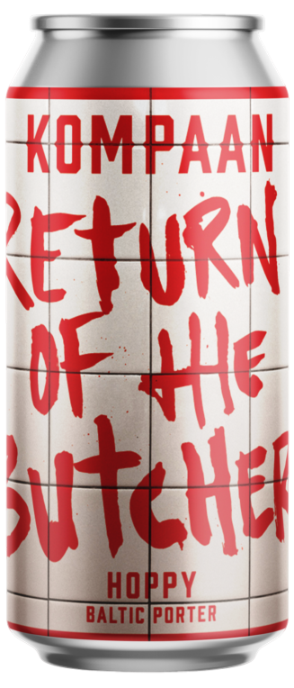 Return of the Butcher - KOMPAAN Dutch Craft Beer Company Porter - Baltic 440ml - 1
