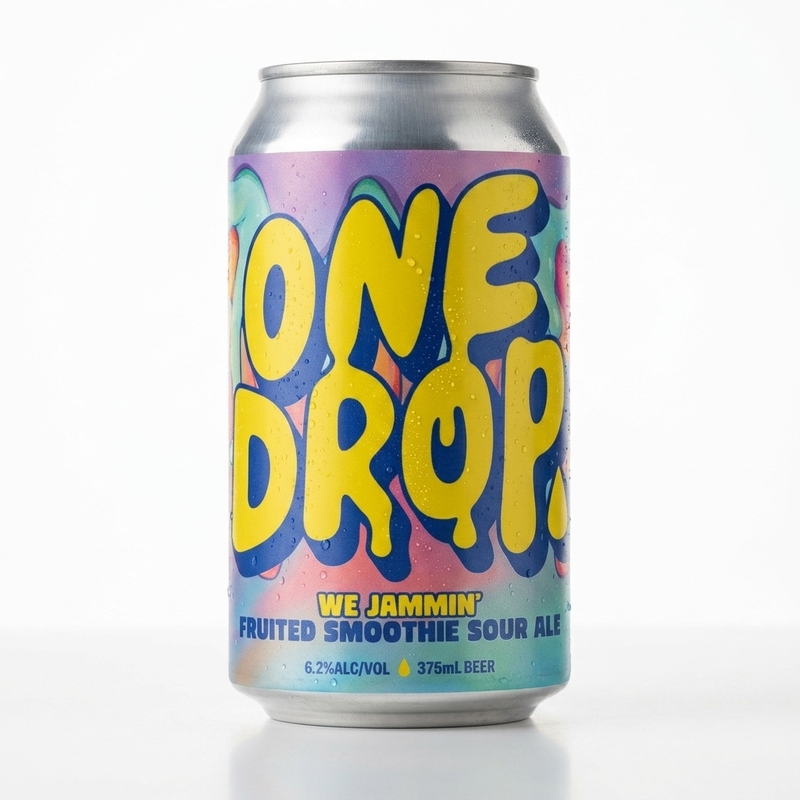 We Jammin - One Drop Brewing Co Sour - Smoothie / Pastry 375ml - 2