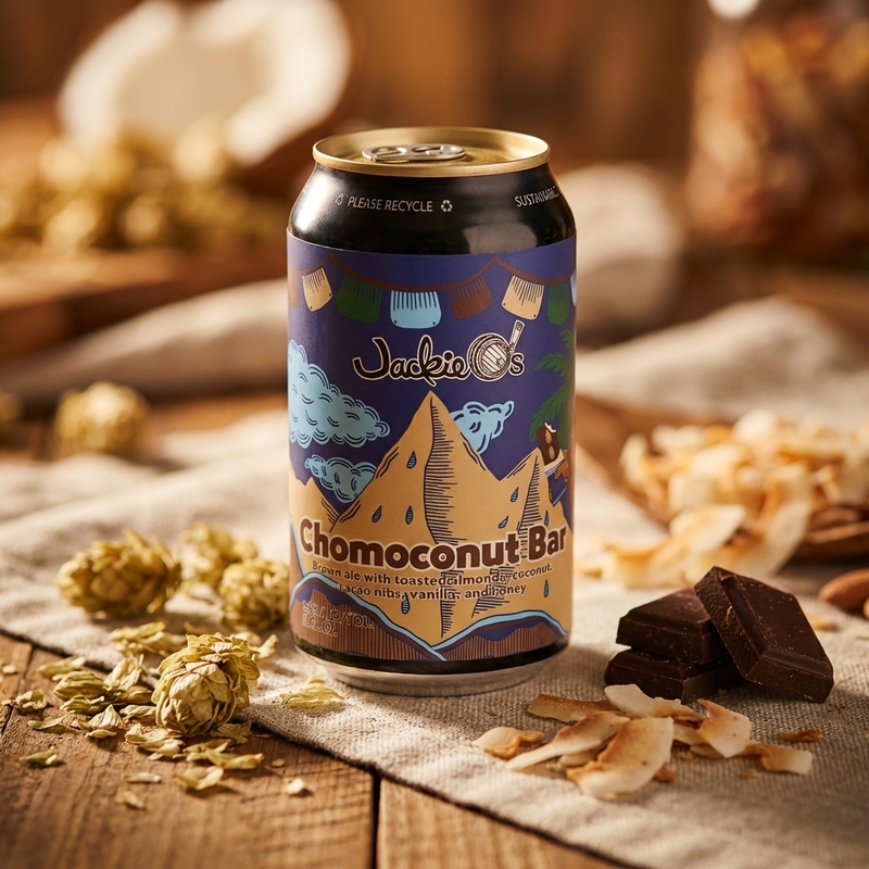 Chomoconut Bar - Jackie O’s Brewery Brown Ale - American 355ml - 1