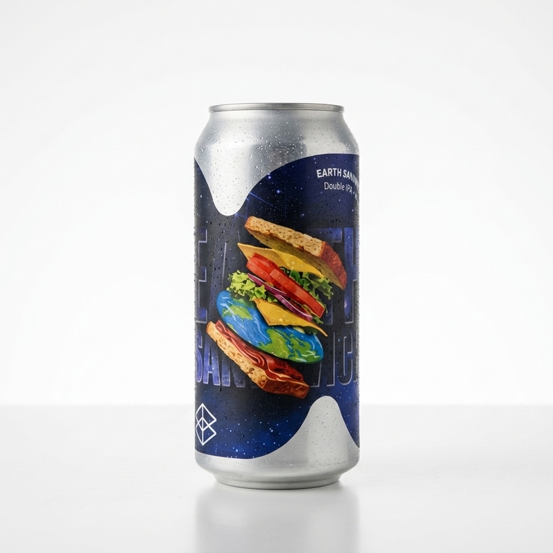 Earth Sandwich - Sureshot Brewing IPA - Imperial / Double New England / Hazy 440ml - 1
