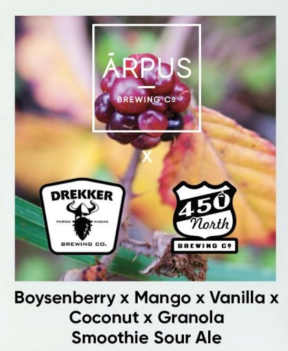 Boysenberry x Mango x Vanilla x Coconut x Granola Smoothie Sour Ale