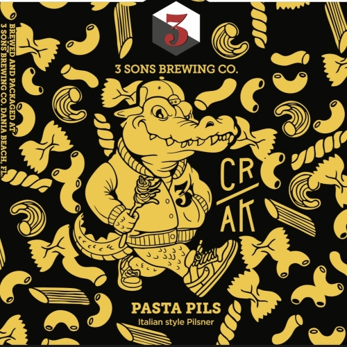 Pasta Pils (collab with CRAK) - 3 Sons Brewing Co. Pilsner - Other 473ml - 1