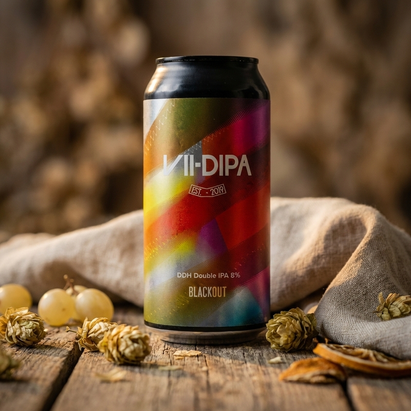VII-DIPA - Blackout Brewing IPA - Imperial / Double New England / Hazy 440ml - 2