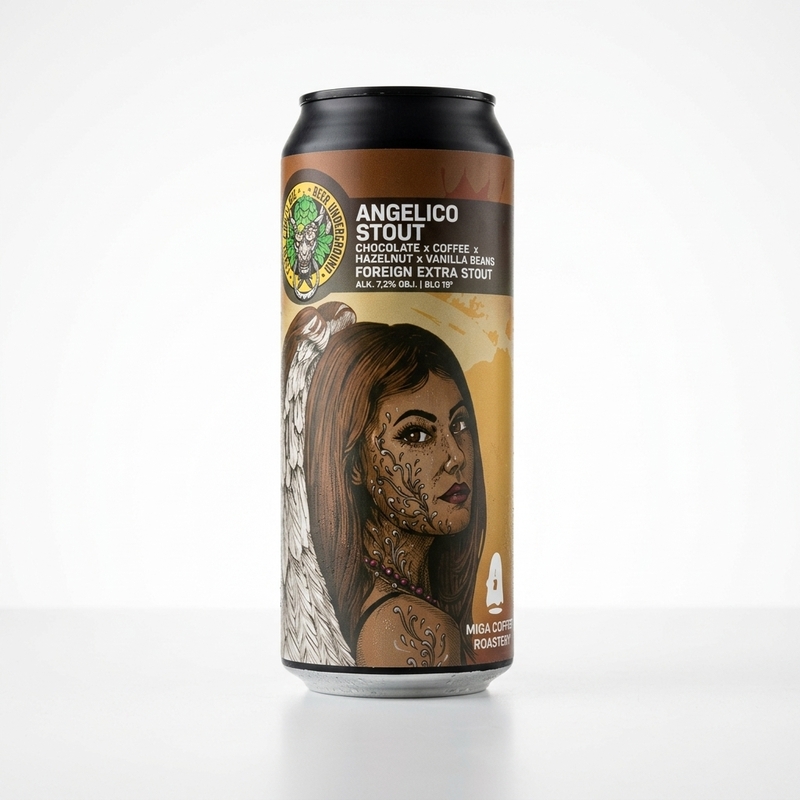 Angelico Stout - Piwne Podziemie / Beer Underground Stout - Foreign / Export 500ml - 1