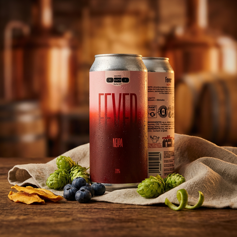 Fever - Oso Brew Co IPA - New England / Hazy 440ml - 2