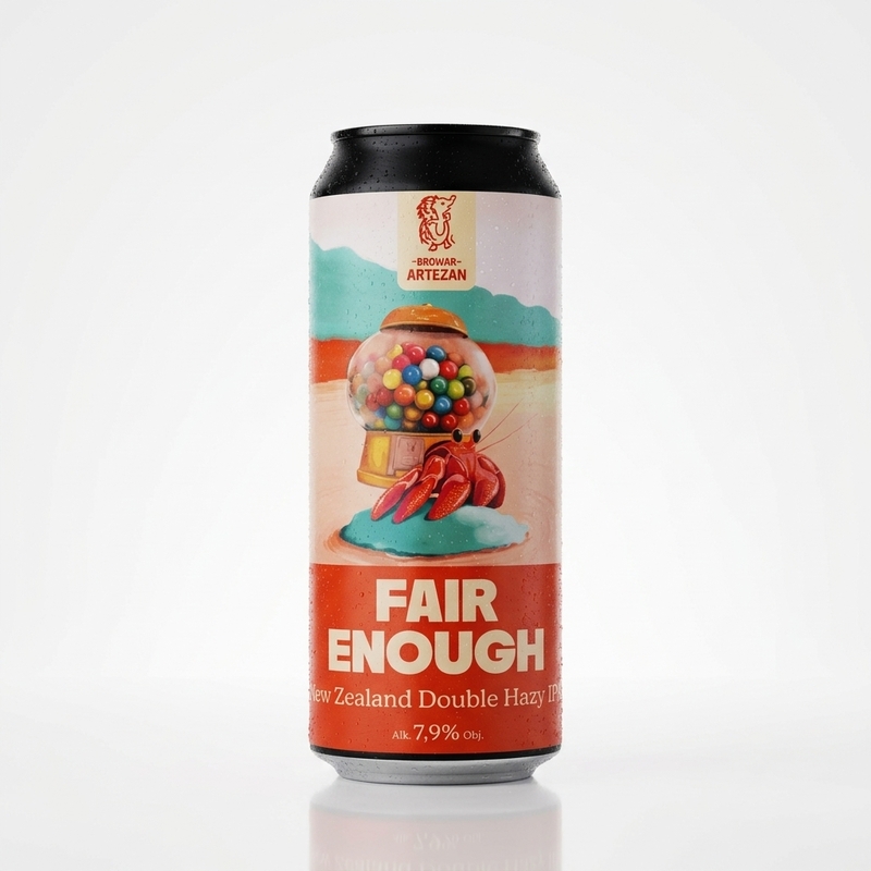 Fair Enough - Browar Artezan IPA - Imperial / Double New England / Hazy 500ml - 1