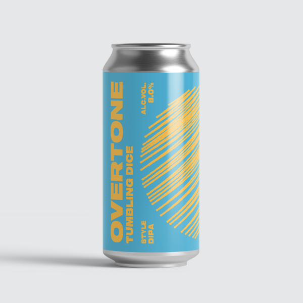 Tumbling Dice - Overtone Brewing Co IPA - Imperial / Double New England / Hazy 440ml - 1