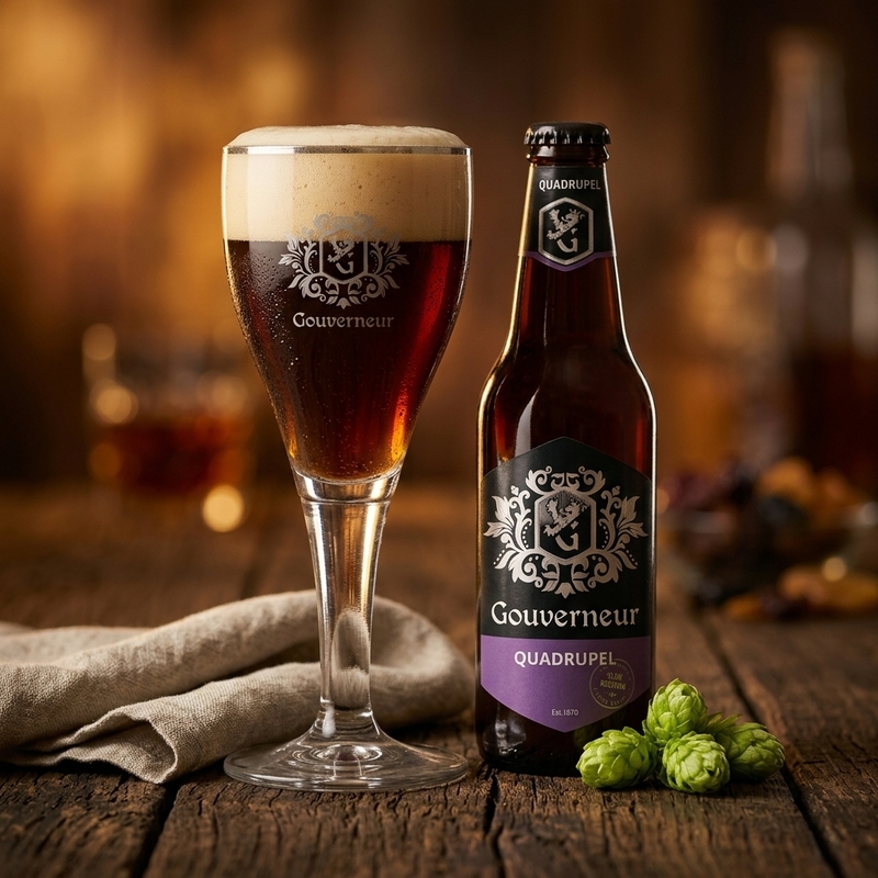 Gouverneur Quadrupel - Lindeboom Belgian Quadrupel 300ml - 1