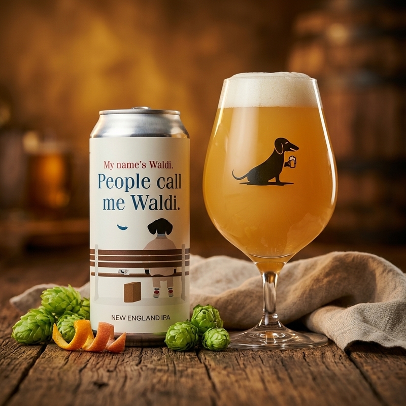 People Call Me Waldi - Lieber Waldi IPA - New England / Hazy 440ml - 2