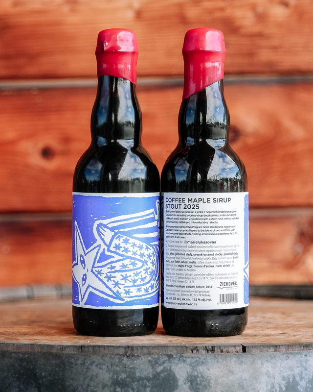 Coffee Maple Syrup Stout 2025 - Rodinný pivovar Zichovec Stout - Imperial / Double Pastry 375ml - 1
