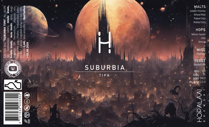 Suburbia - Hopalaa IPA - Triple New England / Hazy 440ml - 1