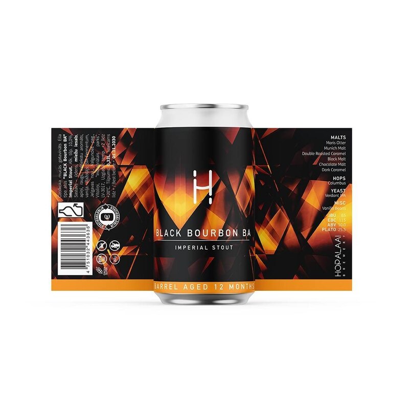 Black Bourbon BA - Hopalaa Stout - Imperial / Double 330ml - 1
