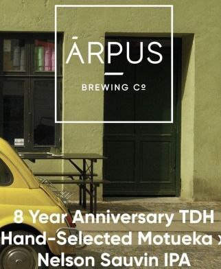 8 Year Anniversary TDH Hand-Selected Motueka x Nelson Sauvin IPA - Ārpus Brewing Co. IPA - New England / Hazy 440ml - 1