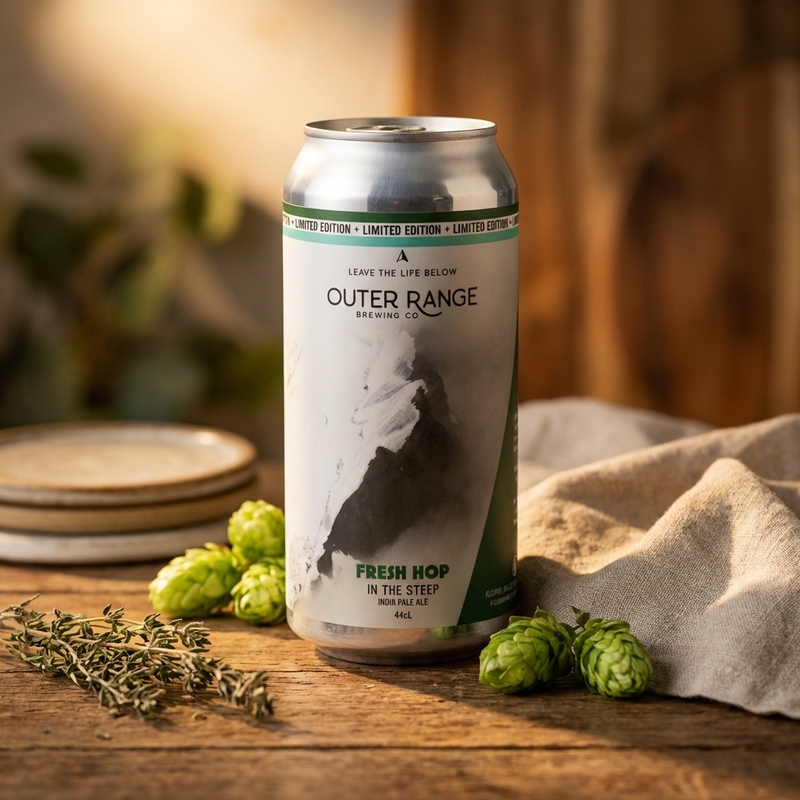 In the Steep - Fresh Hop - Outer Range Brewing Rockies/Alps IPA - American 440ml - 2