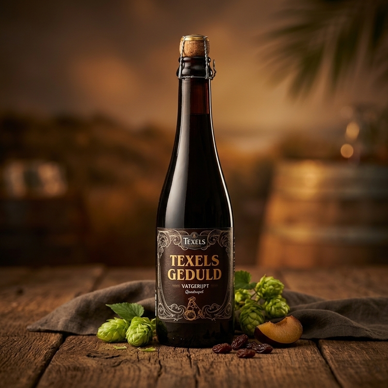 Texels Geduld 2026 : Quadrupel Rhum BA - Texelse Bierbrouwerij Belgian Quadrupel 375ml - 1