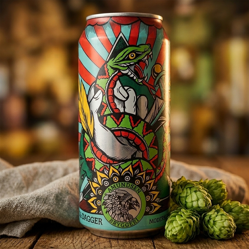 Session Ink & Dagger - Amundsen Brewery IPA - Session 440ml - 2