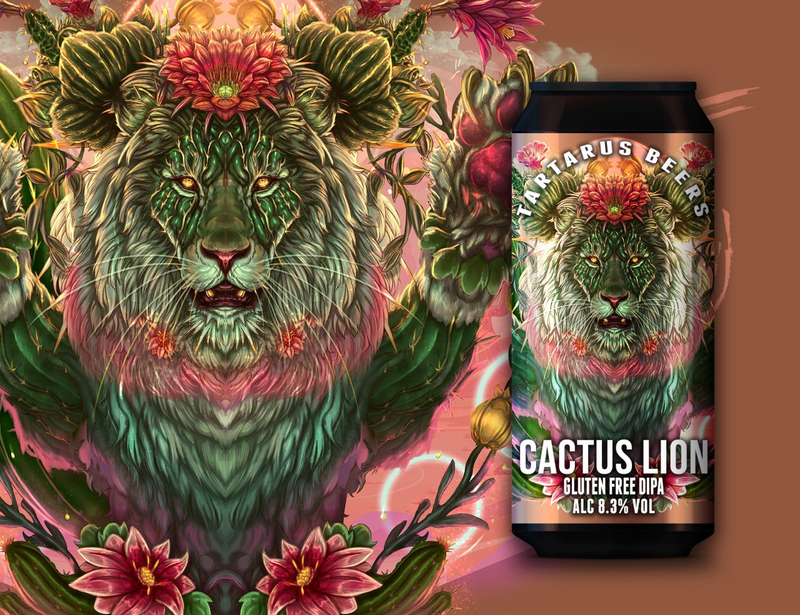 Cactus Lion - Tartarus Beers IPA - Imperial / Double 440ml - 1