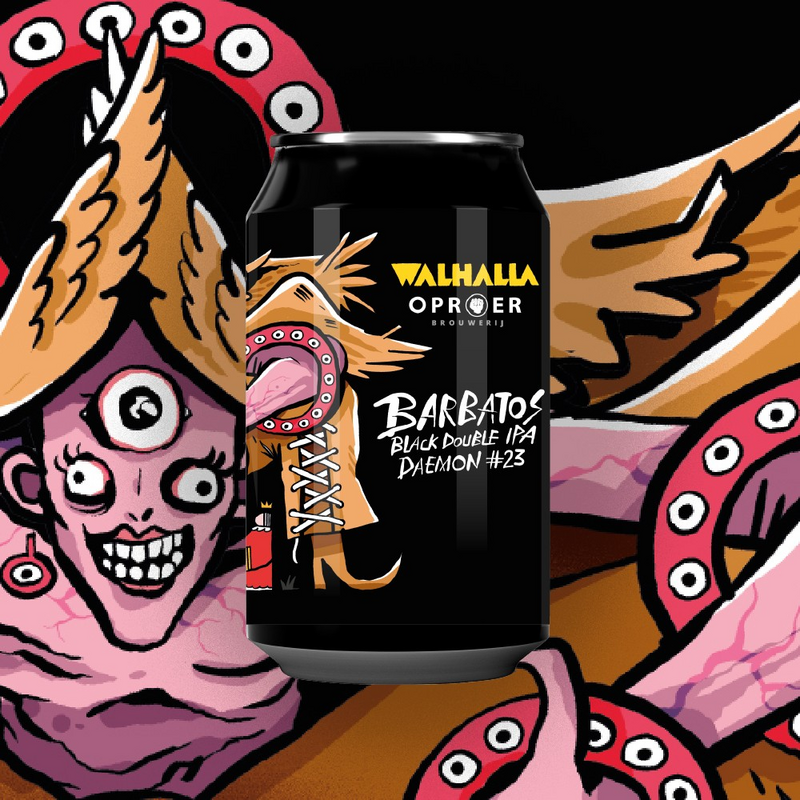 Barbatos - WALHALLA Brouwerij IPA - Black / Cascadian Dark Ale 330ml - 1