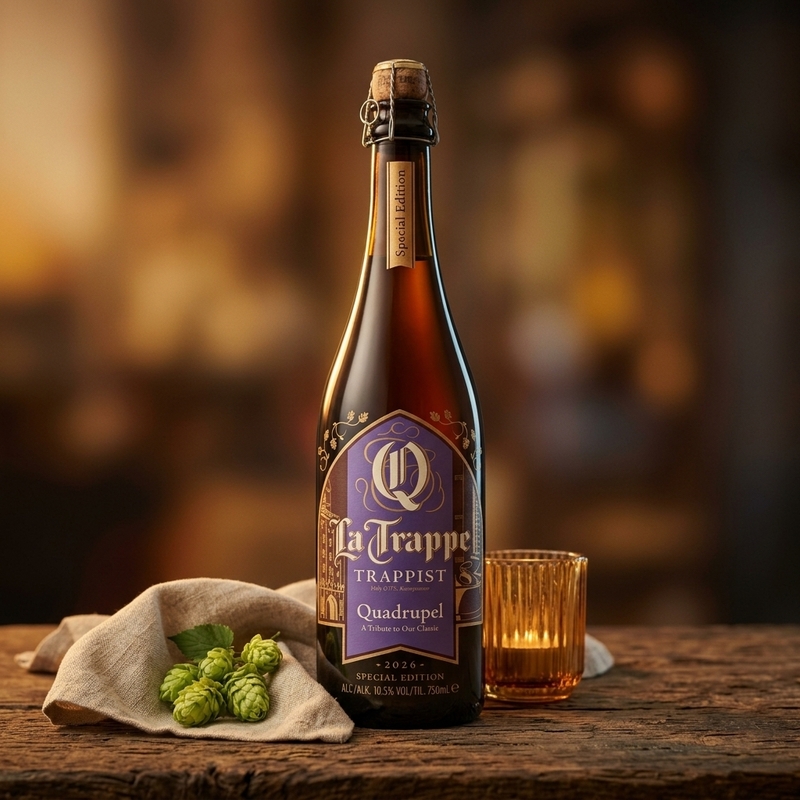 La Trappe Quadrupel – Special Edition 2026 - Bierbrouwerij De Koningshoeven Belgian Quadrupel 750ml - 1