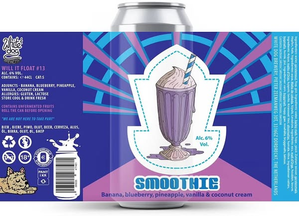 Will It Float #13 - White Dog Brewery Sour - Smoothie / Pastry 440ml - 1