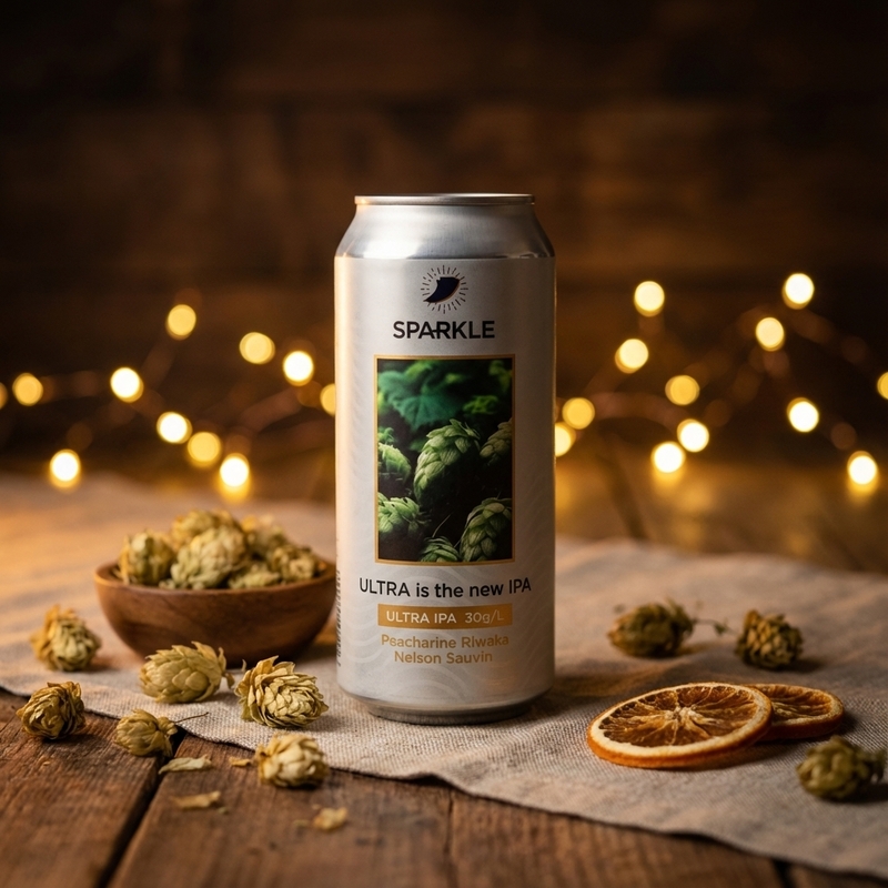 Ultra Is the New IPA - Sparkle ✨ IPA - Imperial / Double New England / Hazy 440ml - 1