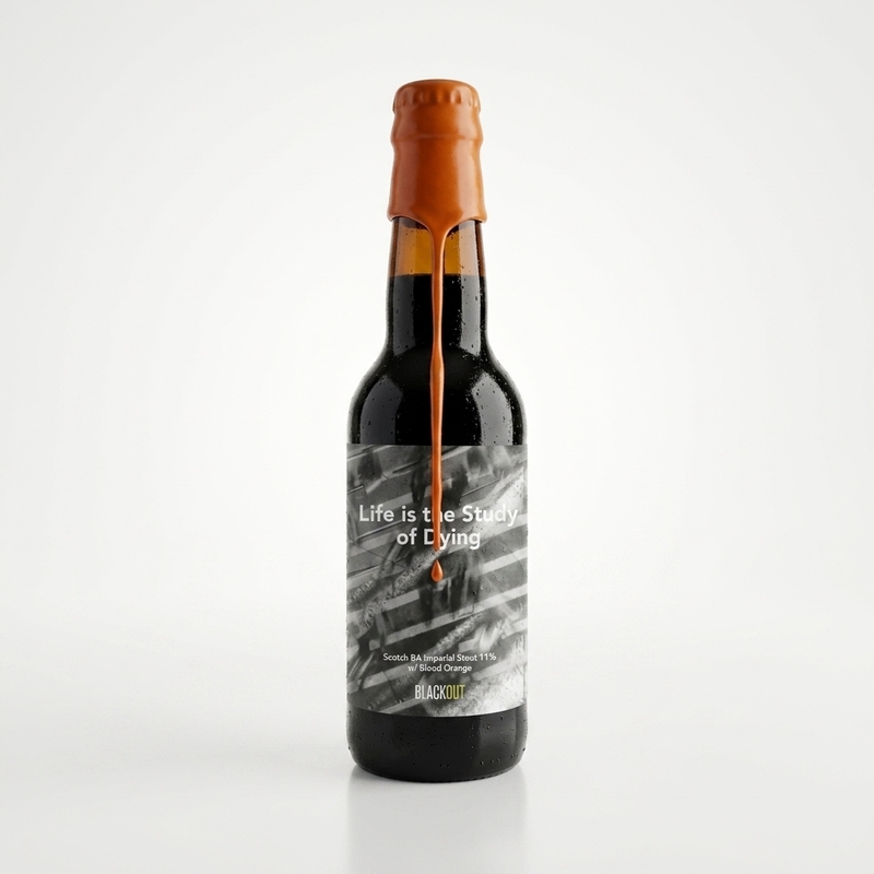 Life's the study of dying - Scotch BA - Blackout Brewing Stout - Imperial / Double 330ml - 2