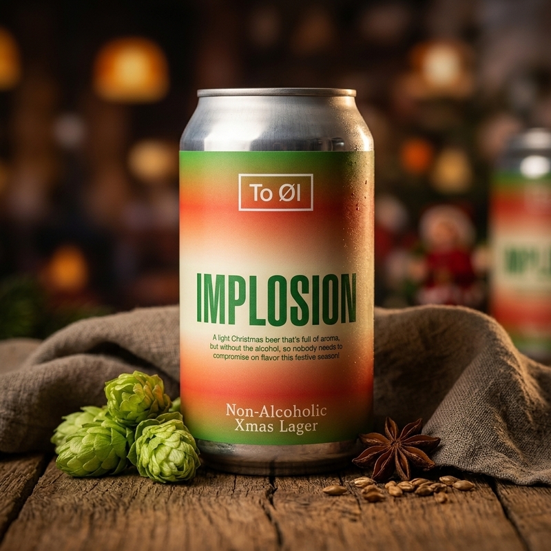 Implosion Xmas - To Øl CPH Non-Alcoholic Beer 330ml - 1
