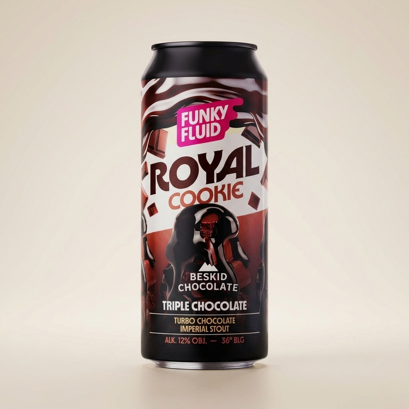 Royal Cookie: Triple Chocolate - Funky Fluid Stout - Imperial / Double Pastry 500ml - 1