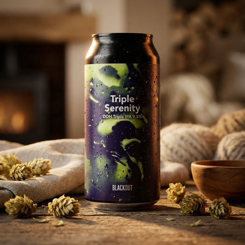 Triple Serenity - Blackout Brewing IPA - Triple New England / Hazy 440ml - 2