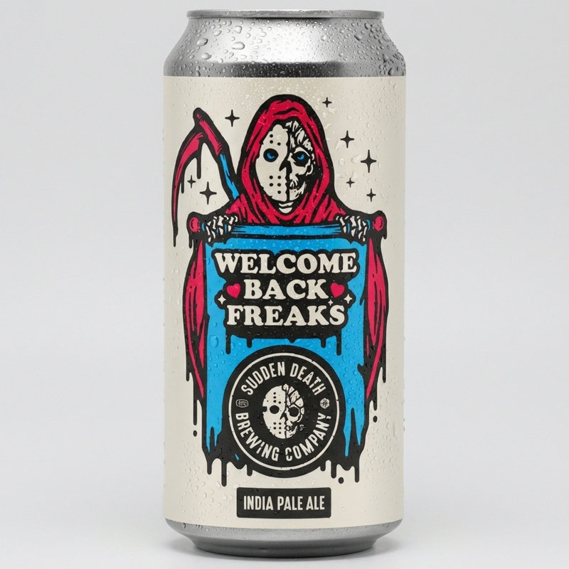 Welcome Back Freaks 2026 - Sudden Death Brewing Co. IPA - American 440ml - 1