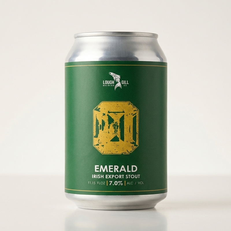 Emerald 2026 - Lough Gill Brewery Stout - Foreign / Export 330ml - 1