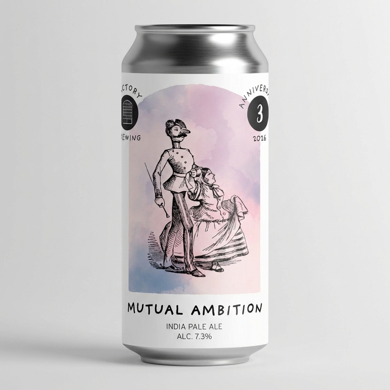 Mutual Ambition - Factory Brewing IPA - New England / Hazy 440ml - 1