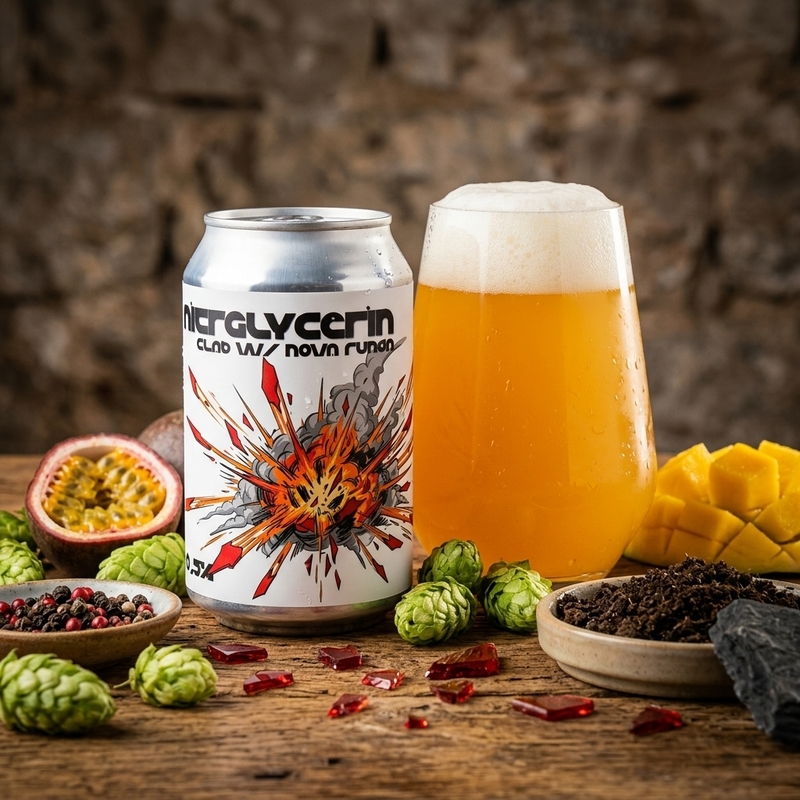 Nitroglycerin (collab Nova Runda) - Lobik IPA - American 330ml - 1